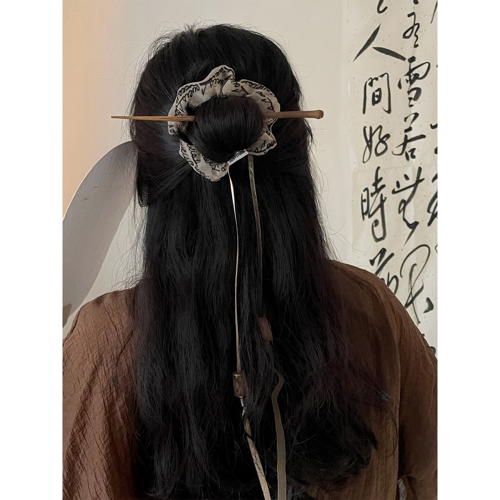 Trâm Cài Tóc Đính Ruy Băng Phong Cách Cổ Điển Cho Nữ