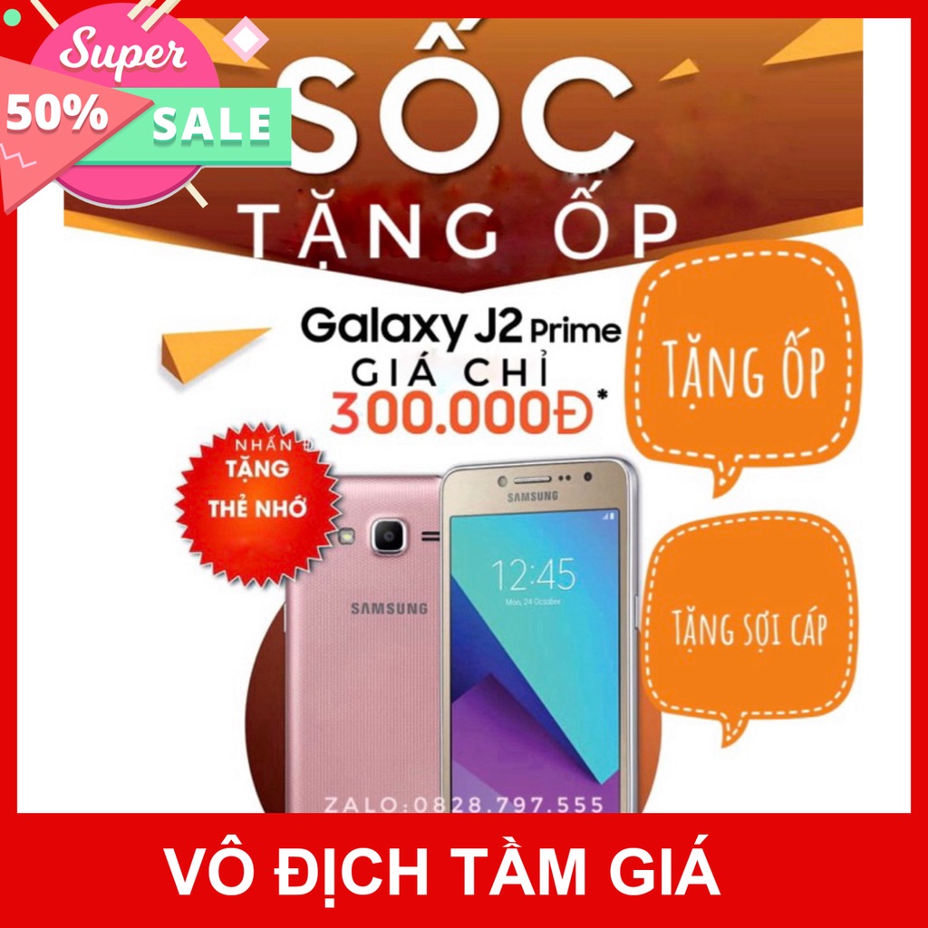 Điện thoại pin mới samsung j2prime chính hãng