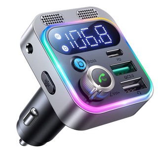 Tẩu sạc nhanh Joyroom hỗ trợ phát nhạc qua Bluetooth CL16 48W Car Wireless FM Transmitter