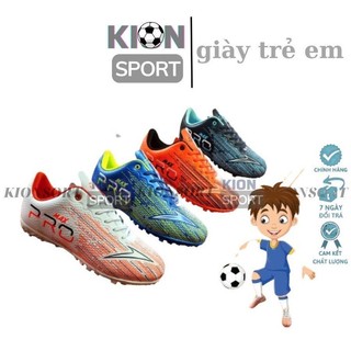 Giày đá banh, giày bóng đá trẻ em đế đinh sân cỏ nhân tạo mira pro max tf- kion sport -