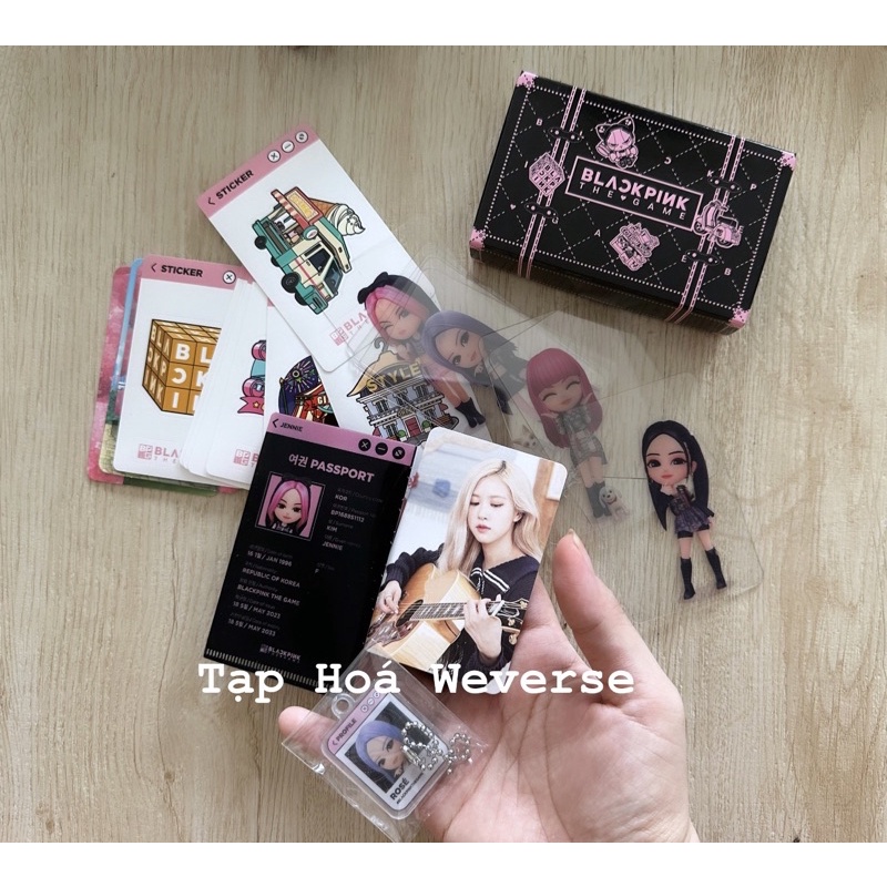 Bộ thẻ ảnh BLACKPINK The Game Coupon Card - BPTG