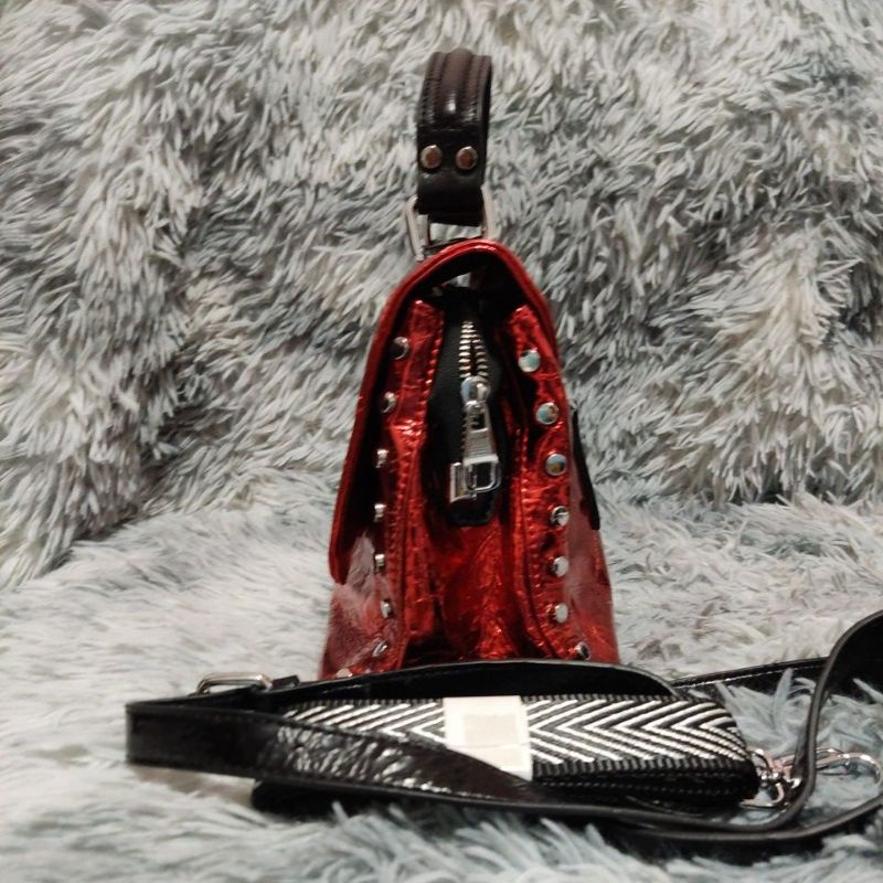 Túi M78 si tuyển Nhật da bò phủ bóng 30cmx20cmx12cm