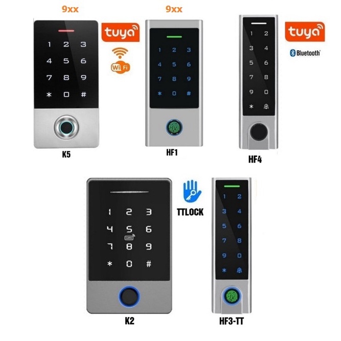 Đầu đọc vân tay Access Control kết nối Bluetooth / hoặc Wifi App TUYA/TTLOCK
