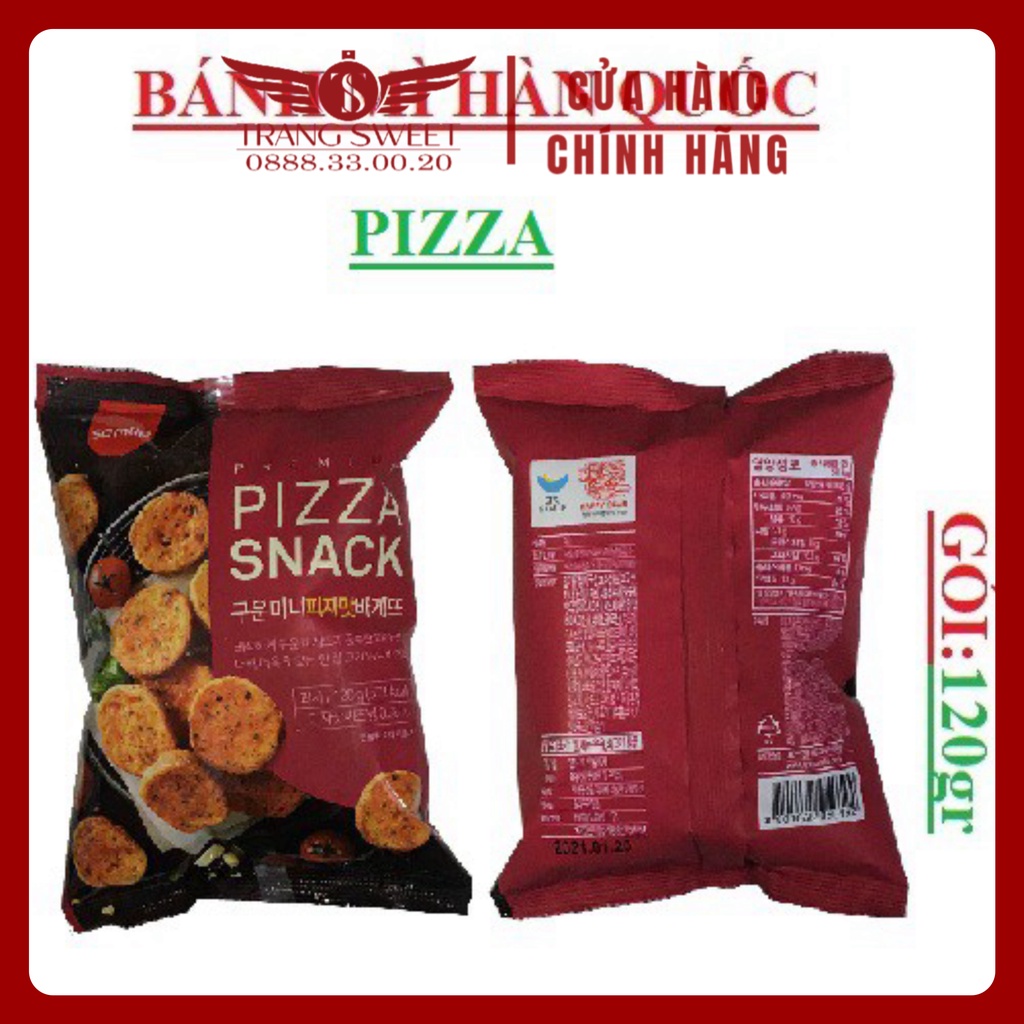 Bánh mì sấy bơ tỏi Hàn Quốc Garlic Snacks 120gr- ăn vặt-snack-bimbim-hàn quốc