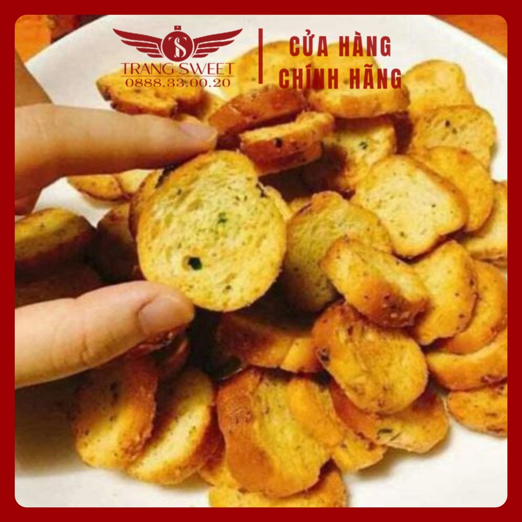 Bánh mì sấy bơ tỏi Hàn Quốc Garlic Snacks 120gr- ăn vặt-snack-bimbim-hàn quốc
