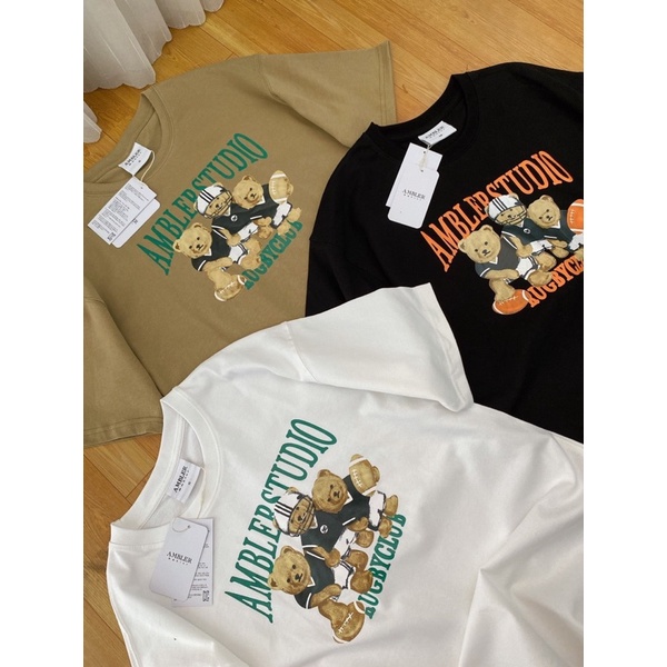 Áo thin  Ambler gấu in