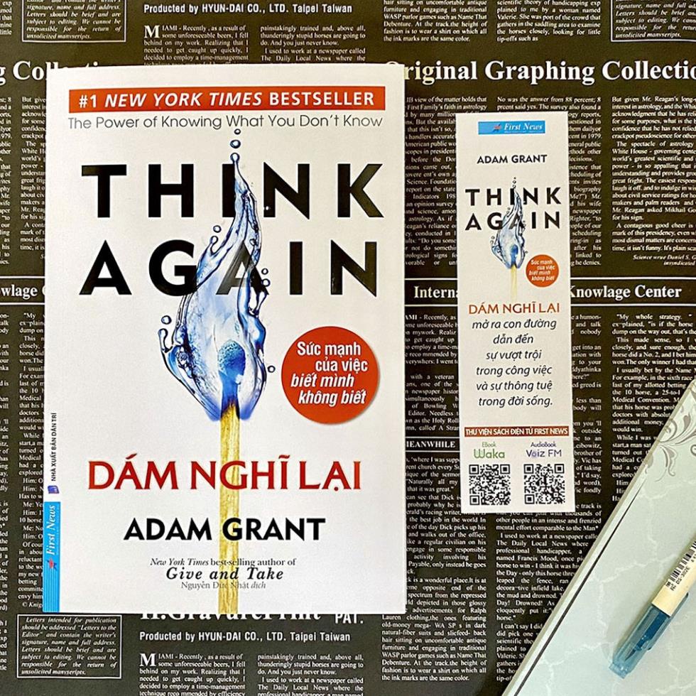 Sách Dám nghĩ lại (Adam Grant) - First News