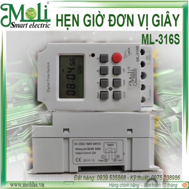CÔNG TẮC HẸN GIỜ GIÂY |  ML-316S