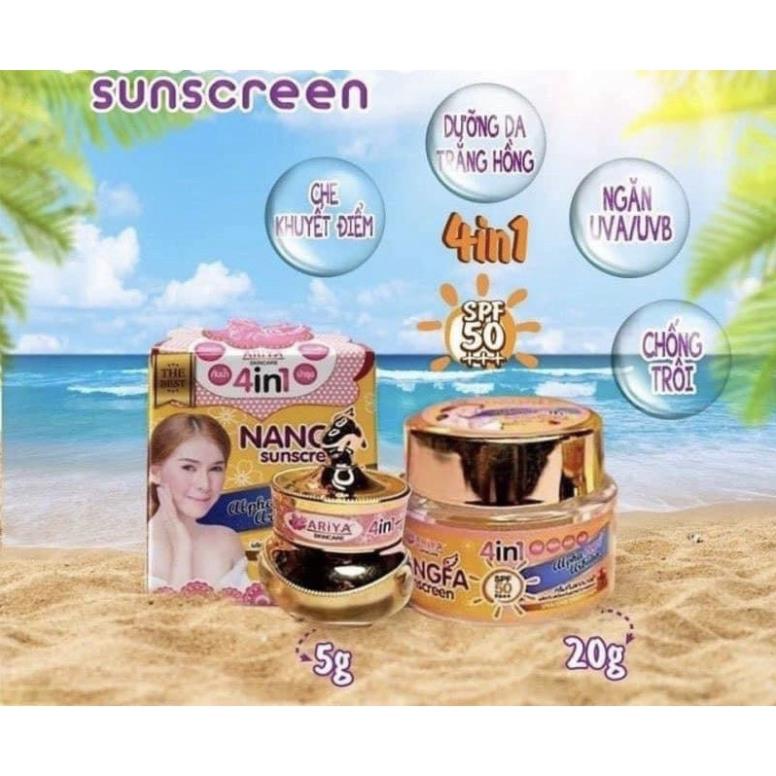 [Chỉ Bán Hàng Thái] Kem Chống Nắng Nâng Tone Da Kiềm Dầu –Face Sun Screen SPF50+ / PA+++ Kem chống nắng cho da mặt 20g