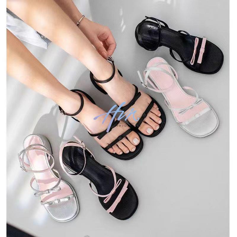 Sandal Đế Dày Siêu Mềm Cài Khóa Thời Trang Mùa Hè 2023 Cho Nữ