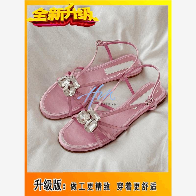 Sandal Đế Bằng Thiết Kế Mới Thời Trang Mùa Hè 2023 Dành Cho Nữ
