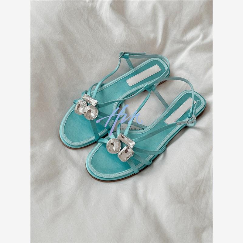 Sandal Đế Bằng Thiết Kế Mới Thời Trang Mùa Hè 2023 Dành Cho Nữ
