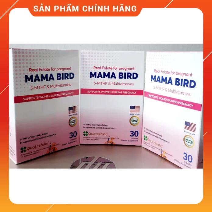 Viên uống Mama Bird 5MTHF nhập khẩu Mỹ giúp bổ trứng,tăng thụ thai,hỗ trợ vô sinh hiếm muộn