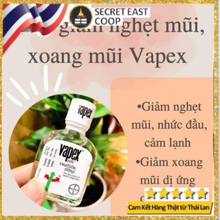 Dầu Thông Mũi Vapex Thái Lan (5ML) SECRET EAST