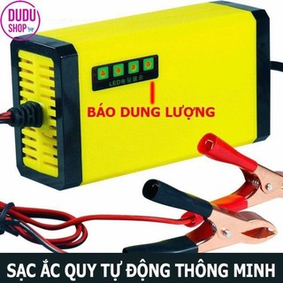 Sac binh ac quy, ắc quy ô tô, bộ sạc bình acquy 12v 2a vàng rẻ máy nạp bình ắc quy