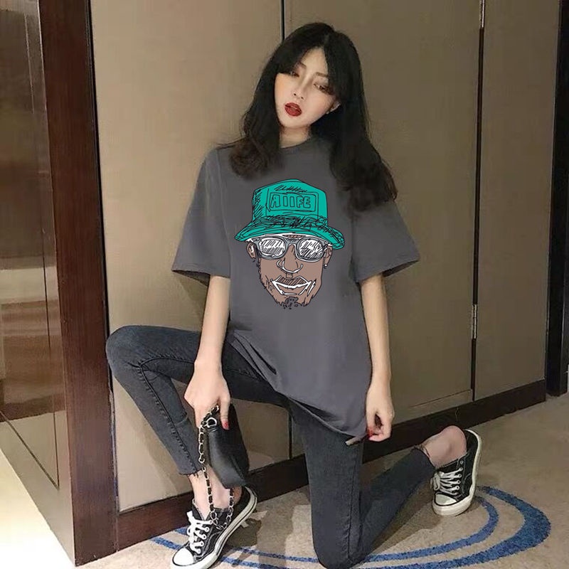 Jiashucheng Áo Thun Tay Ngắn Dáng Rộng Phong Cách Preppy Mới Cho Nữ Sinh