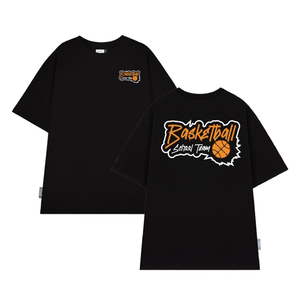 Áo Phông Nam Nữ Local Brand Trắng Đen Form Rộng Tay Lỡ áo thun trơn unisex ZYNO 10