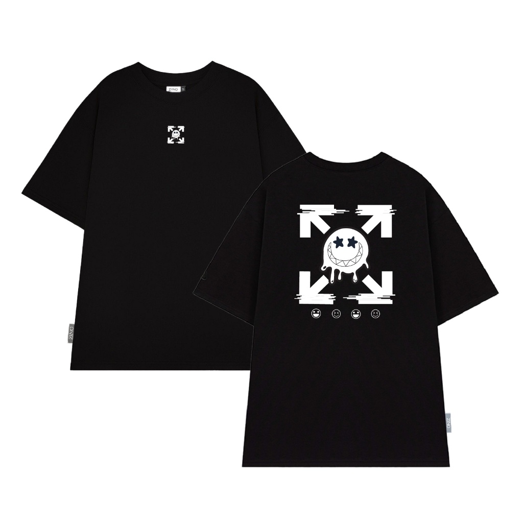 Áo phông Local Brand Form Rộng Tay Lỡ Nam Nữ trắng đen áo phông trơn unisex ZYNO 3 | BigBuy360 - bigbuy360.vn