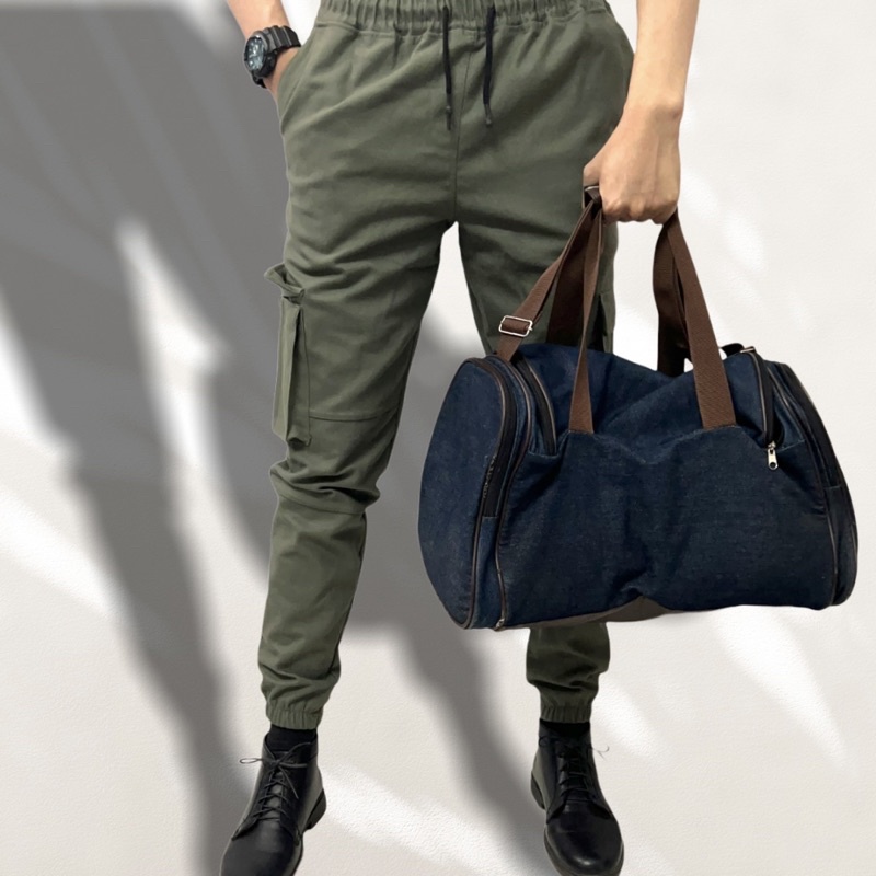 Quần Jogger Kaki túi hộp The ROK Korea - JK02