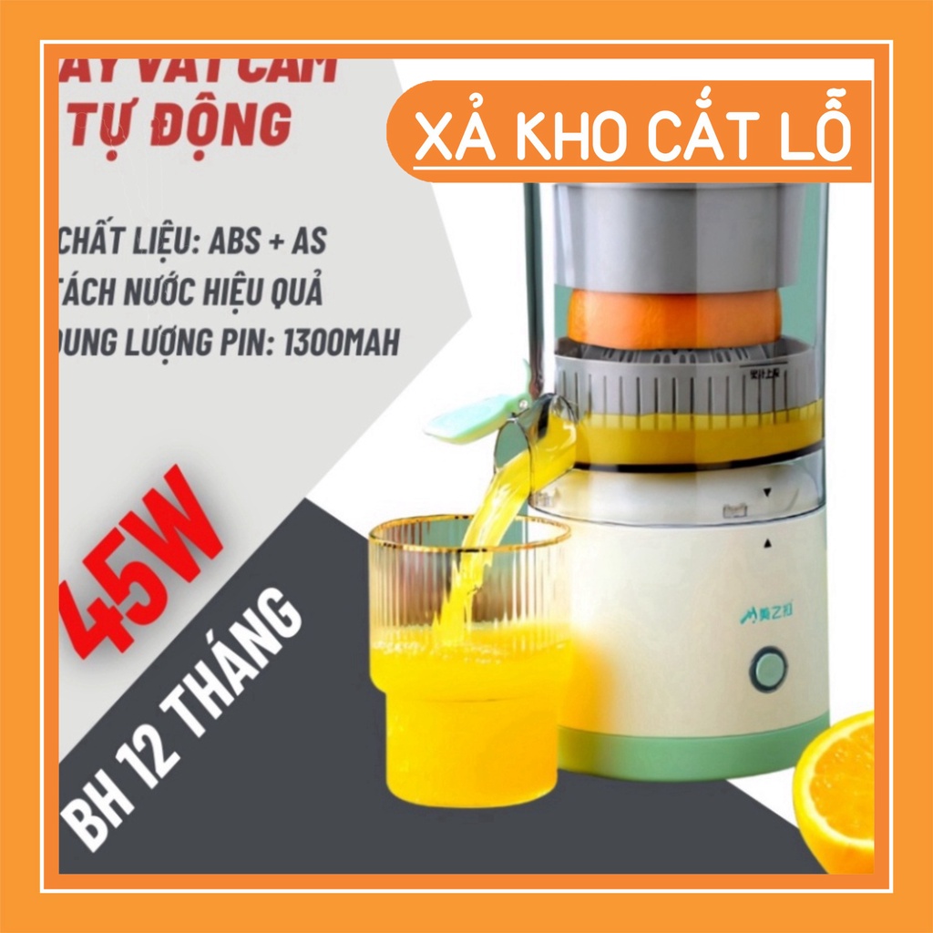 Máy Vắt Cam Tự Động, Ép Cam, Ép Hoa Quả Đa Năng Dung Tích 400ml, Sử Dụng Sạc USB Tiện Lợi Chất Lượng Cao rẻ nhất shopee