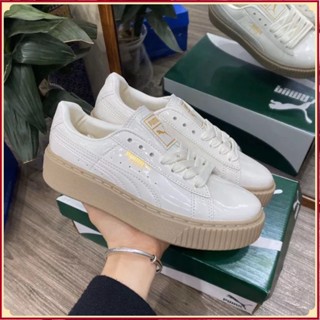 [Hot Trend - Bản trung ] Giày thể thao Sneakers Puma nữ,Puma đế nâu da bóng