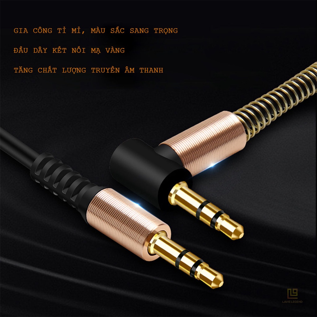 Dây Cáp Âm Thanh 3.5 mm Dây Jack AUX Dài 1m, 1m5 Chuyên Dụng Cho Tai Nghe , Loa , Xe Hơi Và Các Thiết Bị Khác