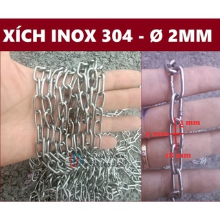 Dây xích INOX 304 Ø [ 2mm ]