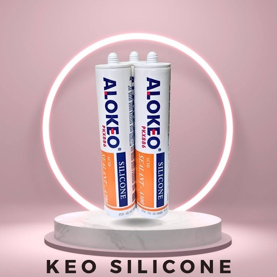 Keo Silicone A300 Màu Trắng Trong