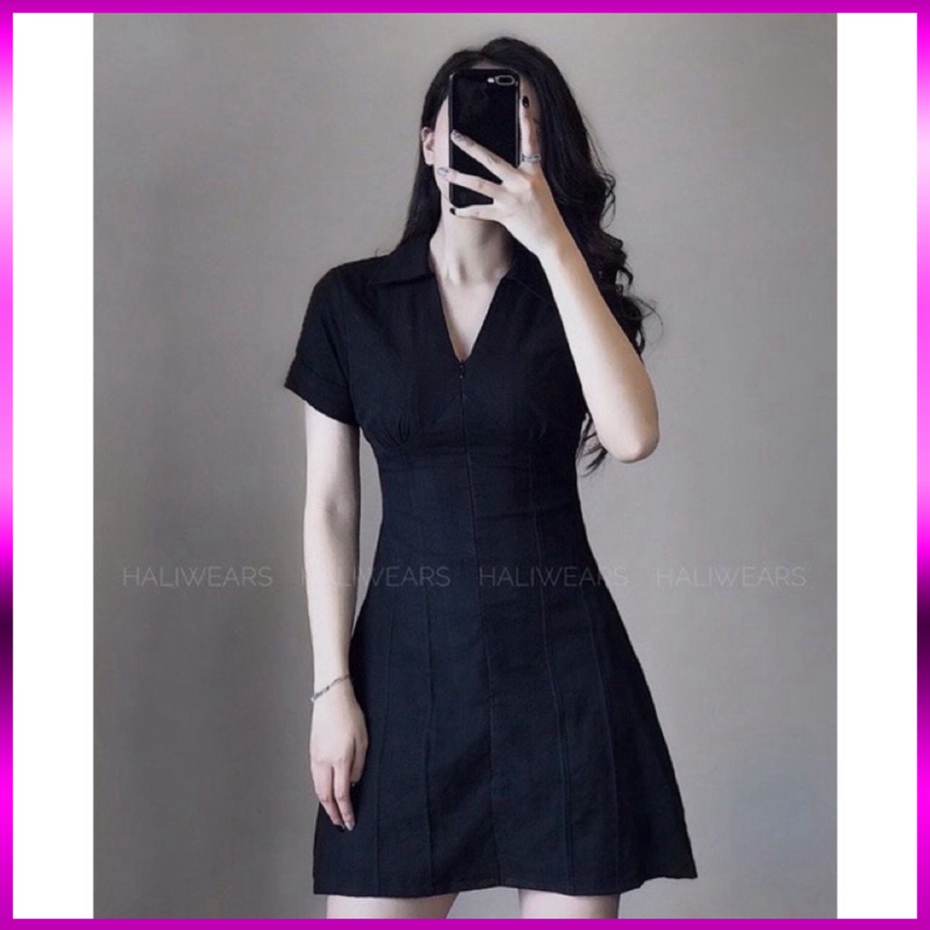 Váy Sơ Mi Khoá Kéo Cổ Đức Đũi Nhật Siêu Nữ Tính (Có Bigsize) 188 Hot 2023 | BigBuy360 - bigbuy360.vn