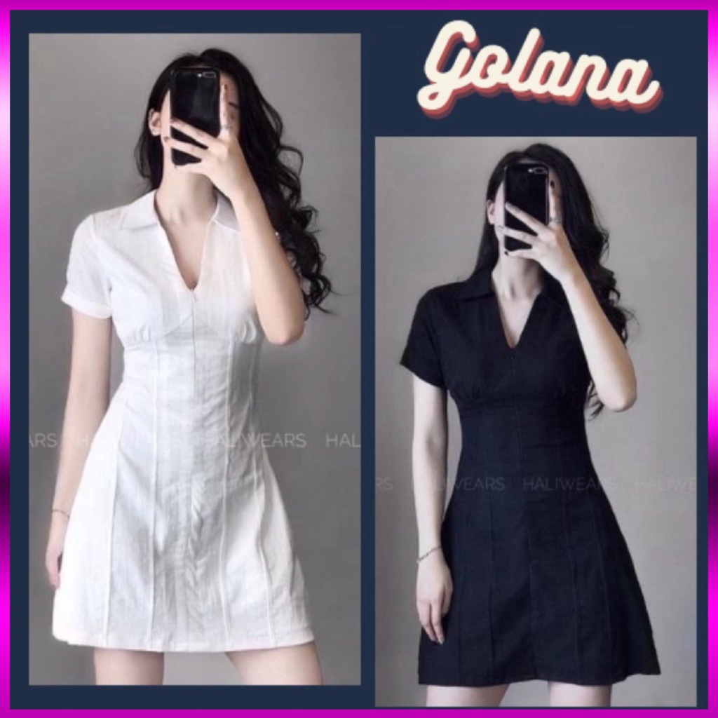 Váy Sơ Mi Khoá Kéo Cổ Đức Đũi Nhật Siêu Nữ Tính (Có Bigsize) 188 Hot 2023 | BigBuy360 - bigbuy360.vn