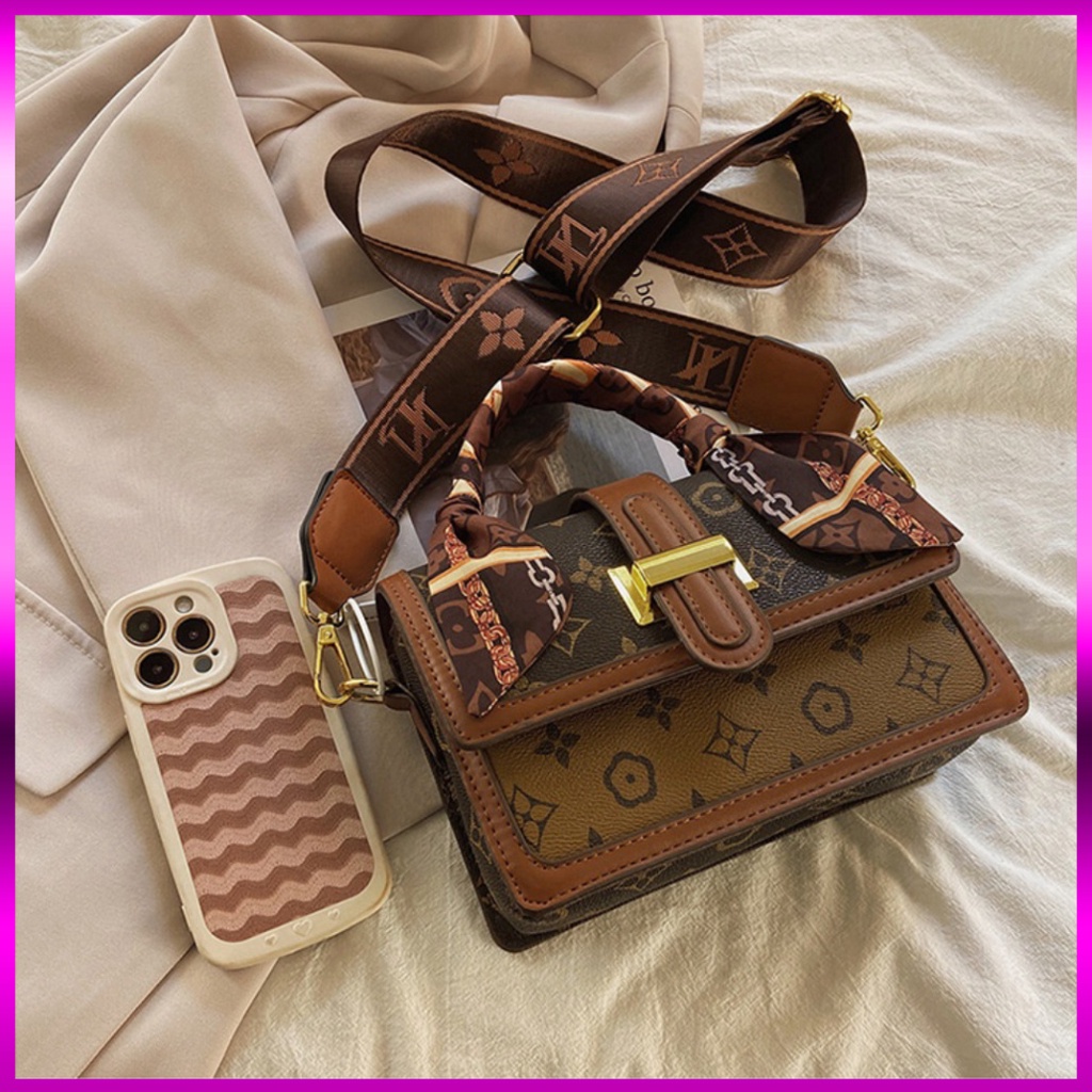 [TẶNG DÂY BUỘC TÓC] Túi xách nữ đeo chéo đeo vai tặng kèm khăn sang trọng làm quà tặng thời trang 486 Hot 2023