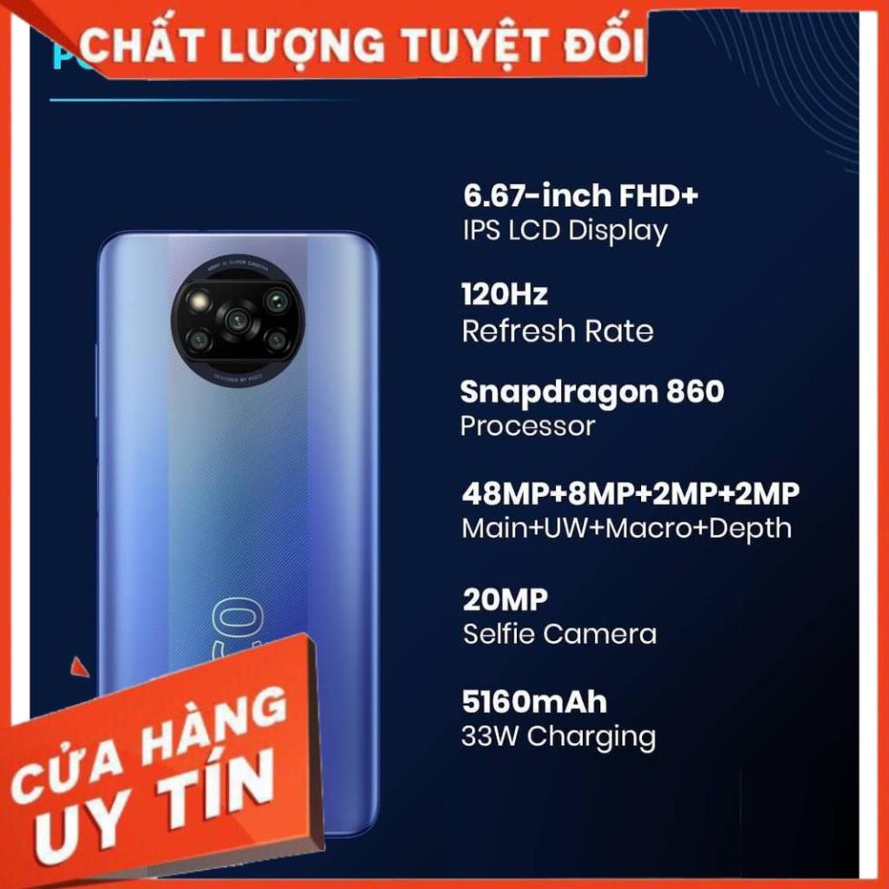 [HOT]Điện Thoại POCO X3 Pro 6GB/128GB pin 5160 mAh Android 11 Qualcomm® Snapdragon™ 860 (7nm) - BH 12 tháng chính hãng | BigBuy360 - bigbuy360.vn