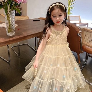 Đầm bé gái đi tiệc - đầm công chúa voan tiểu thư sang trọng dành cho bé gái - đầm bé gái xinh - đầm công chúa bé gái