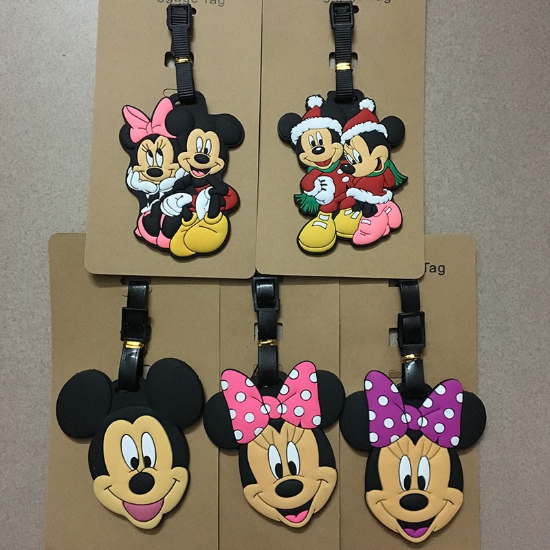 Thẻ Đánh Dấu Hành Lý Hình Chuột Mickey Minnie Dễ Thương