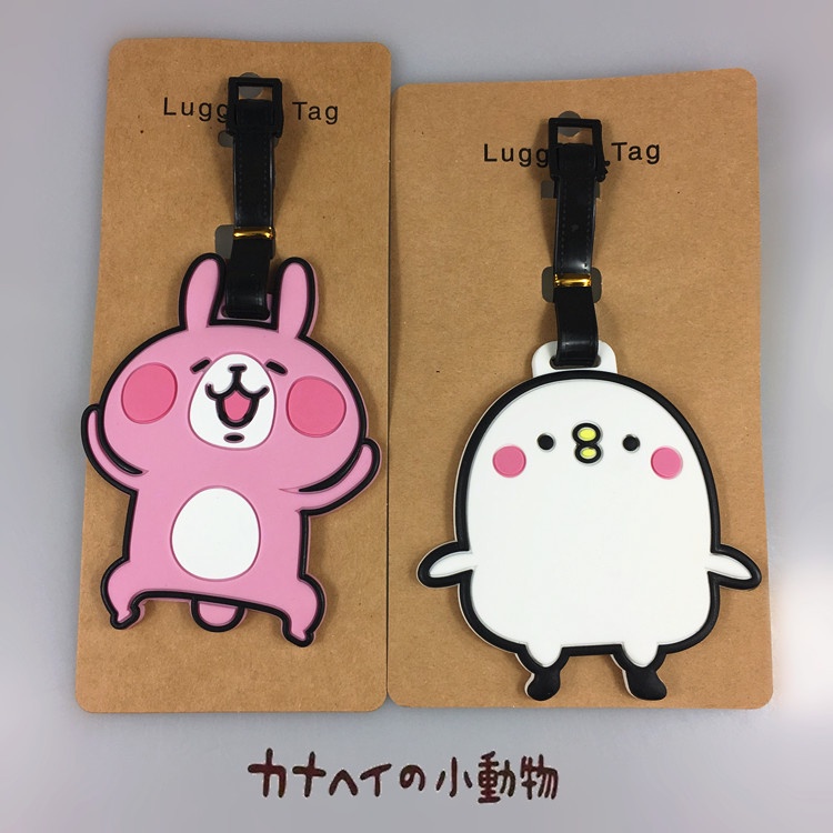 Thẻ Đánh Dấu Hành Lý Cỡ Nhỏ Hình Lòng Đỏ Trứng Anime Sáng Tạo