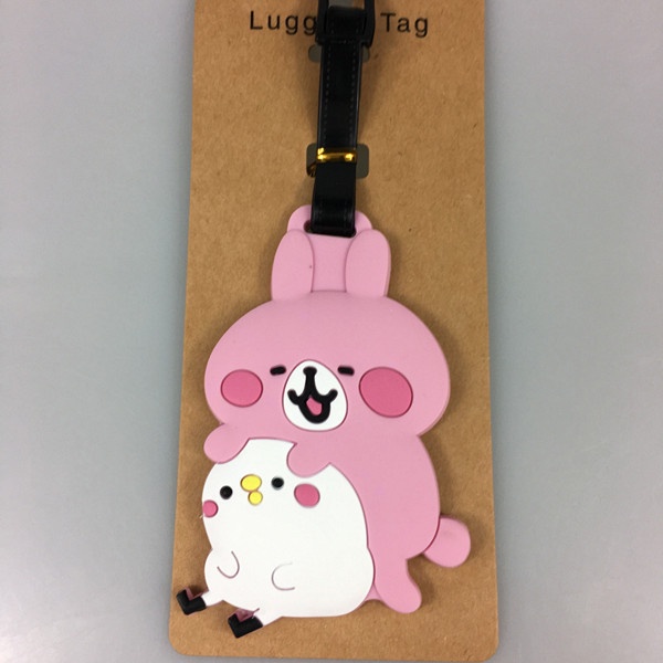 Thẻ Đánh Dấu Hành Lý Cỡ Nhỏ Hình Lòng Đỏ Trứng Anime Sáng Tạo