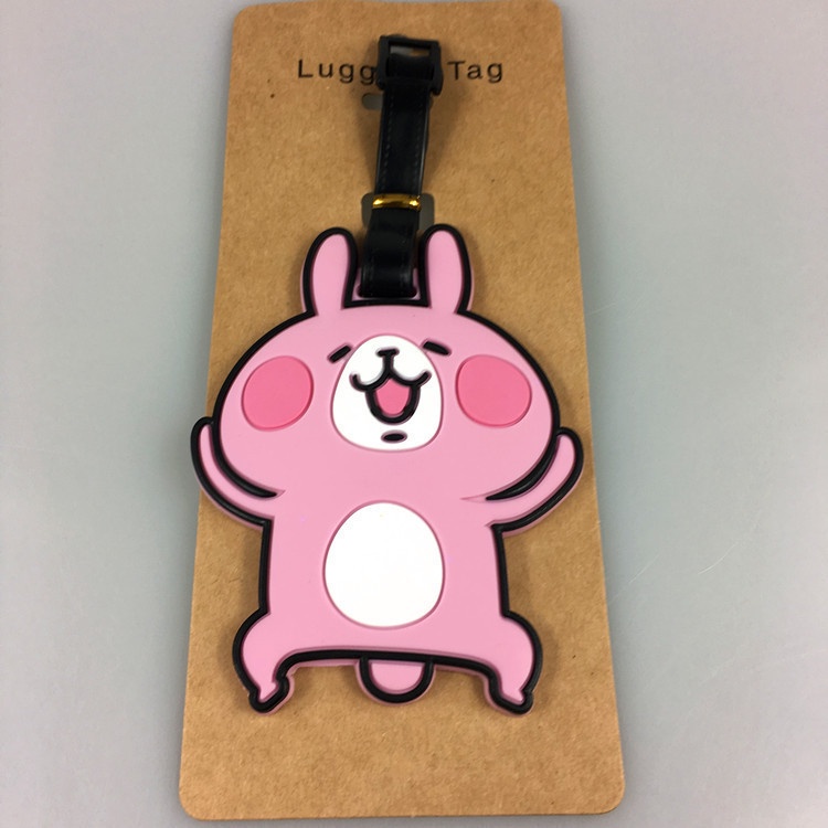 Thẻ Đánh Dấu Hành Lý Cỡ Nhỏ Hình Lòng Đỏ Trứng Anime Sáng Tạo