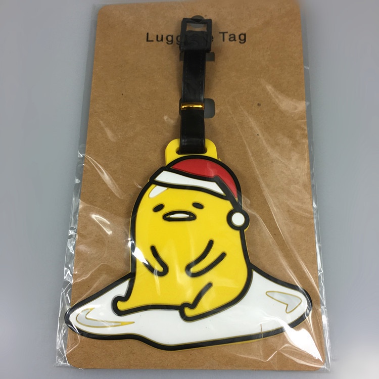 Thẻ Đánh Dấu Hành Lý Cỡ Nhỏ Hình Lòng Đỏ Trứng Anime Sáng Tạo