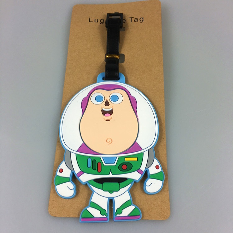 Thẻ Đánh Dấu Hành Lý Hành Lý Cỡ Nhỏ Họa Tiết Hoạt Hình Toy Story Ba Mắt Trang Trí Dễ Thương