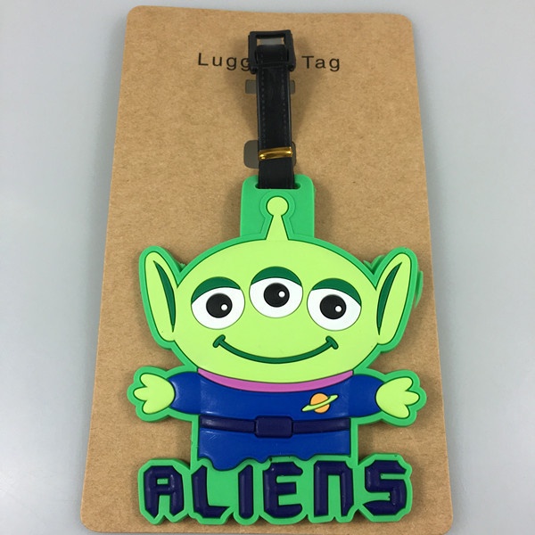 Thẻ Đánh Dấu Hành Lý Hành Lý Cỡ Nhỏ Họa Tiết Hoạt Hình Toy Story Ba Mắt Trang Trí Dễ Thương