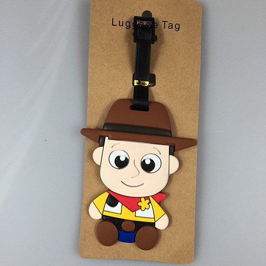 Thẻ Đánh Dấu Hành Lý Hành Lý Cỡ Nhỏ Họa Tiết Hoạt Hình Toy Story Ba Mắt Trang Trí Dễ Thương
