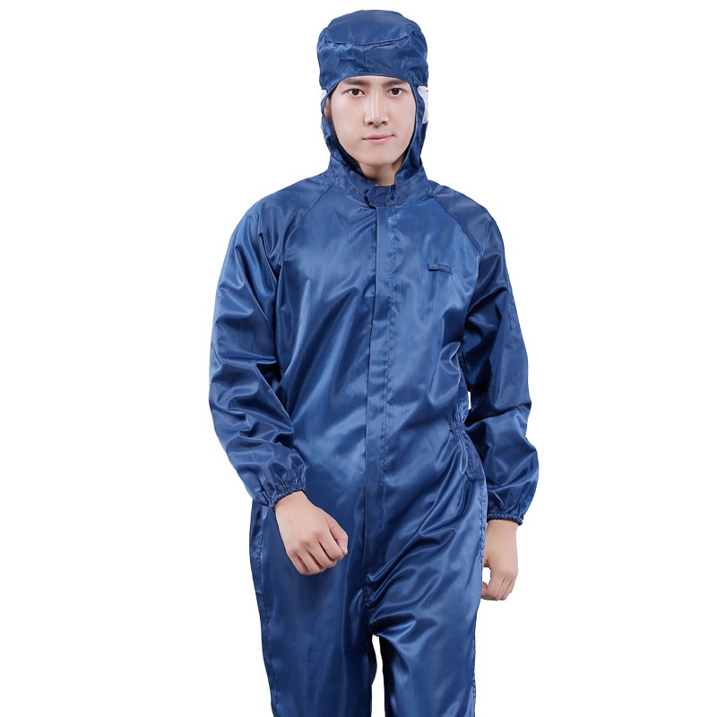 Quần Áo Bảo Hộ Chống Bụi Chống Tĩnh Điện Chống Phun Sơn Cho Nhân Viên Làm Việc