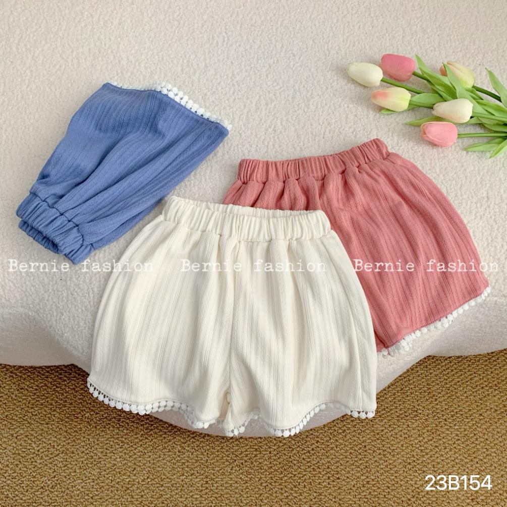 Dory House -   Bộ Short Cánh Tiên Cotton Gân Thông Hơi In Hình Hoạt Hình Cho Bé Gái Bernie