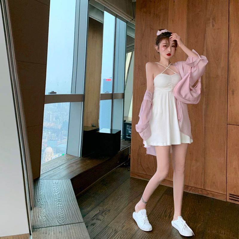 Jiashucheng Áo Khoác Cardigan Chiffon Mỏng Dáng Rộng Chống Nắng Dễ Phối Đồ Thời Trang Mùa Hè Cho Nữ