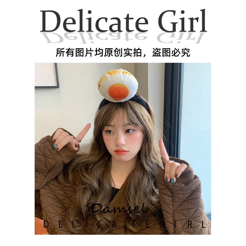 Băng Đô Cài Tóc Rửa Mặt Áp Suất Xúc Xích Thịt Gà Sáng Tạo Vui Nhộn Thời Trang Cho Nữ