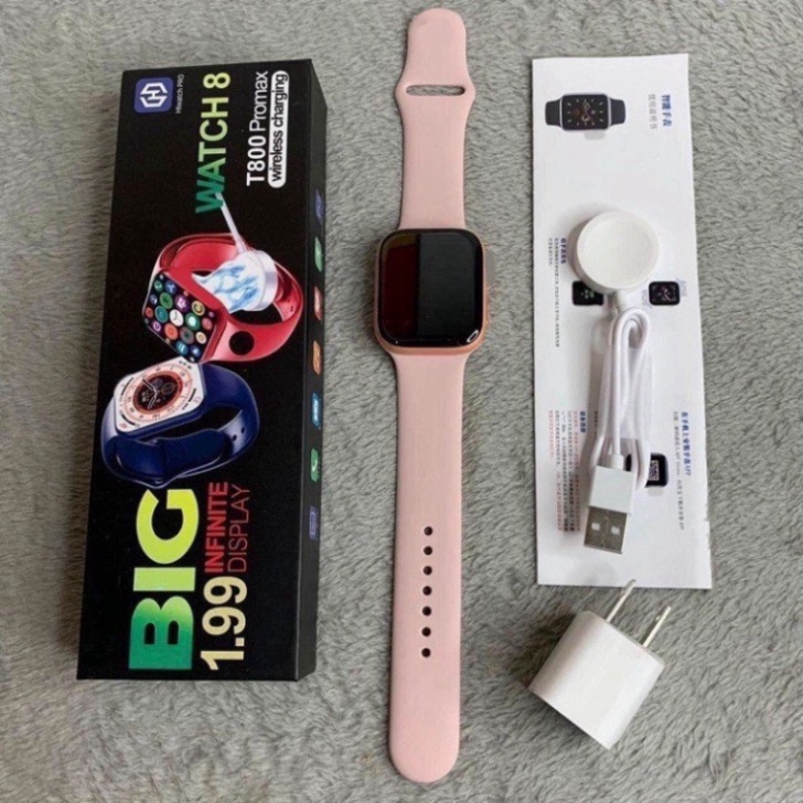 Đồng Hồ Thông Minh Thế Hệ Mới T800 Promax Chống Nước Nghe Gọi Kết Nối Điện Thoại Nhận Thông Báo. Bản Mới Nhất 2023 có BH | BigBuy360 - bigbuy360.vn