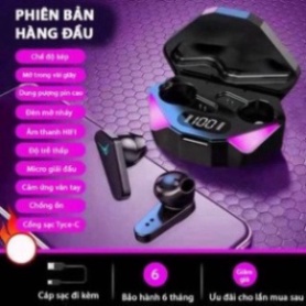 Tai nghe bluetooth X15 phiên bản Gaming chất lượng cao,tai nghe không dây pin trâu âm thanh sống động hợp mọi dòng máy