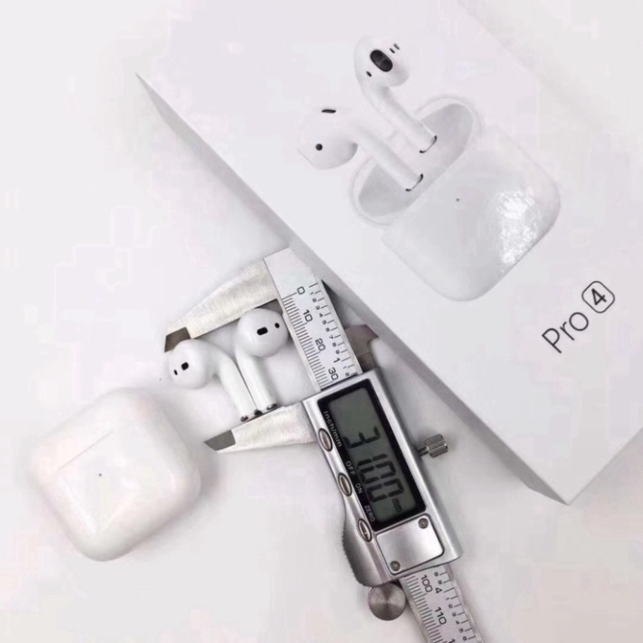 Tai Nghe Bluetooth 5.0 Không Dây Mini Pro4 Tws Tai Nghe Nhét Tai Nhỏ Gọn - tomada