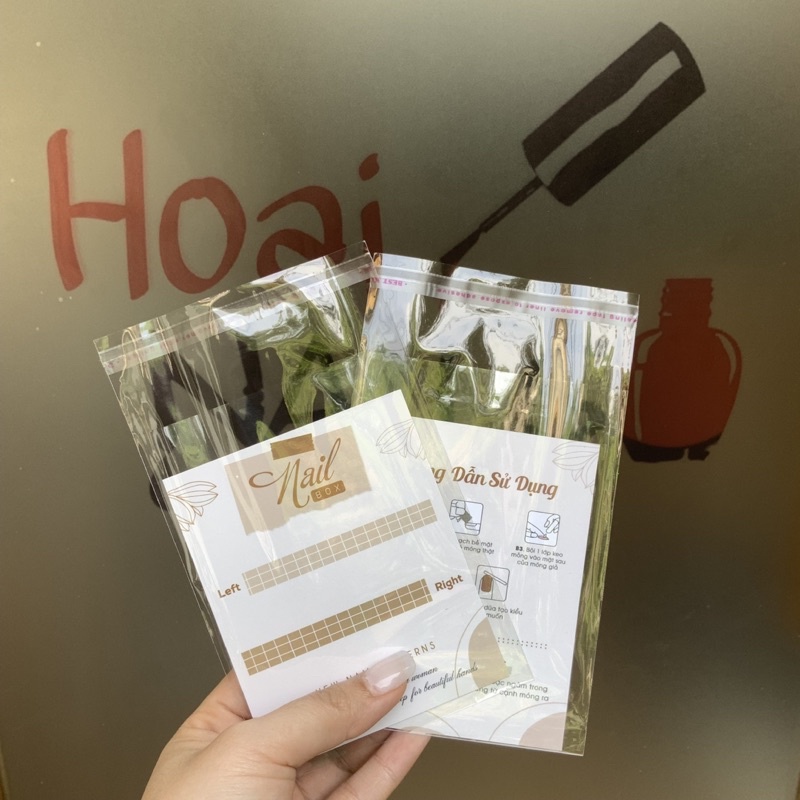 Bìa dán nailbox 2 mặt