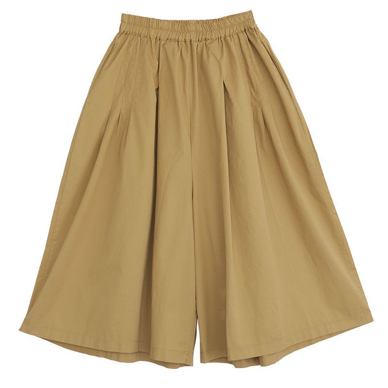 Jiashucheng Hàng Mới Về Quần Lửng Màu Trơn Thời Trang Hè Năng Động Cho Nữ